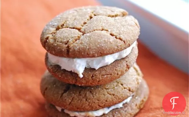 Sanduíches De Caramelo Gingersnap