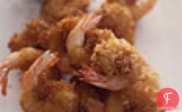 Camarão de coco com molho de gengibre Tamarindo