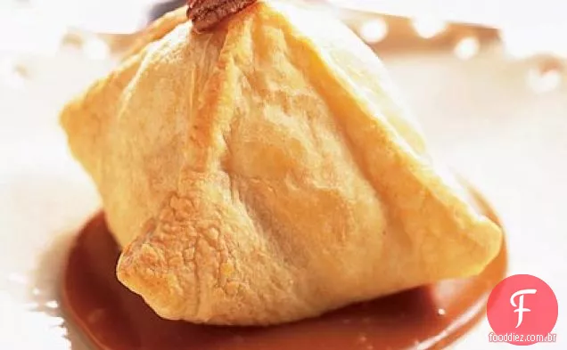 Bolinhos De Maçã Com Caramelo Duplo