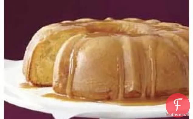 Bolo De Maçã Caramelo Úmido
