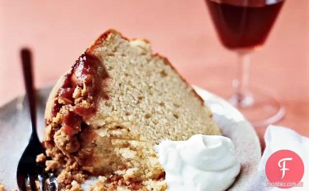 Bolo De Maçã Com Especiarias De Cabeça Para Baixo
