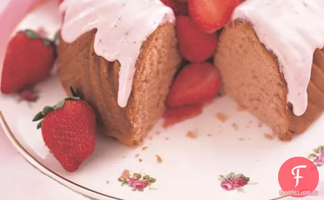 Bolo De Maçã De Morango
