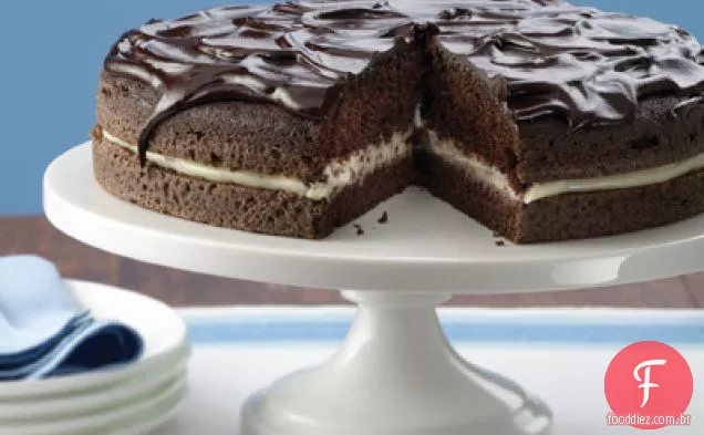 Chocolate Boston Cream Pie
