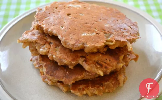 Bolo de Banana panquecas de aveia / waffles