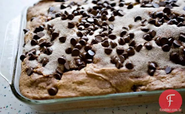 Bolo De Café Com Chip De Chocolate