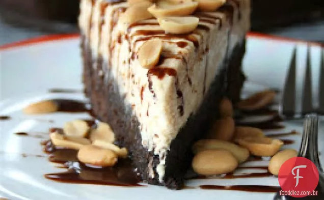 Bolo De Brownie Com Manteiga De Amendoim