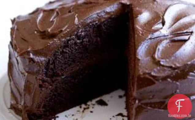 Receita Clássica De Bolo De Camada De Chocolate