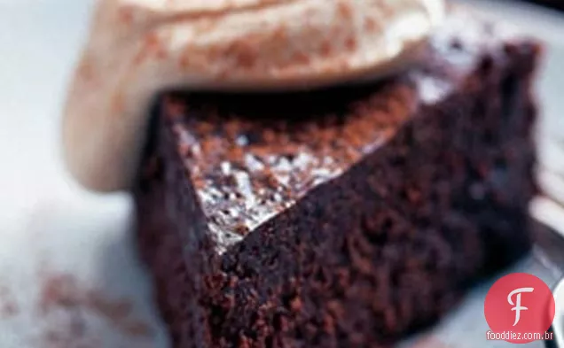 Bolo Sem Farinha De Chocolate Clássico