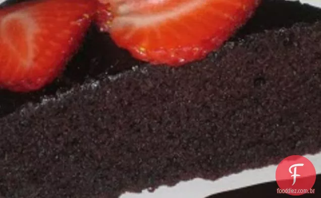 Bolo de Chocolate vegano sem glúten (2 camadas)