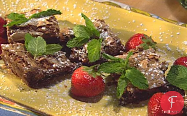 Bolo De Manteiga Pegajosa De Chocolate Duplo