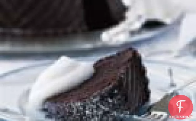 Creme de leite-bolo Bundt ® de chocolate