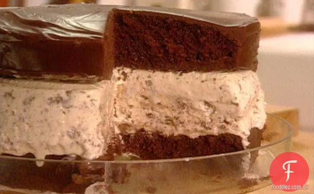 Bolo De Biscoito De Chocolate Congelado