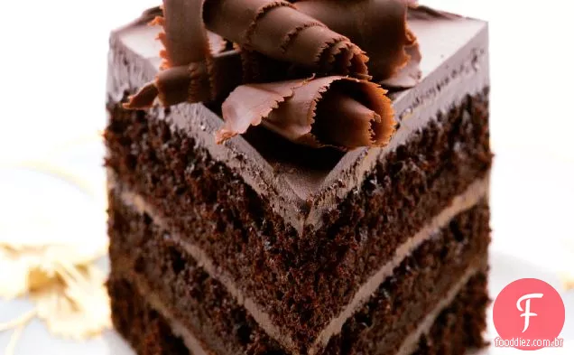 Bolo De Camada De Chocolate Fudgy