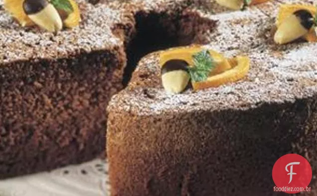 Páscoa chocolate amêndoa-bolo de laranja