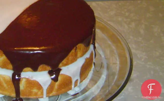 Bolo De Biscoito Preto E Branco