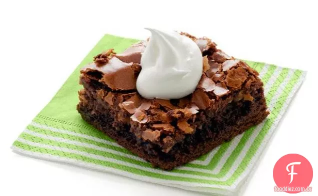 Bolo De Manteiga Pegajosa De Chocolate Duplo