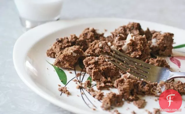 Bolo de chocolate sem glúten em uma caneca