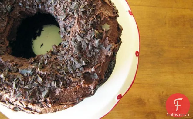 Bolo Bundt De Chocolate Com Cerveja De Raiz