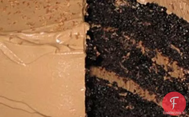 Bolo De Creme De Chocolate De Camada Tripla