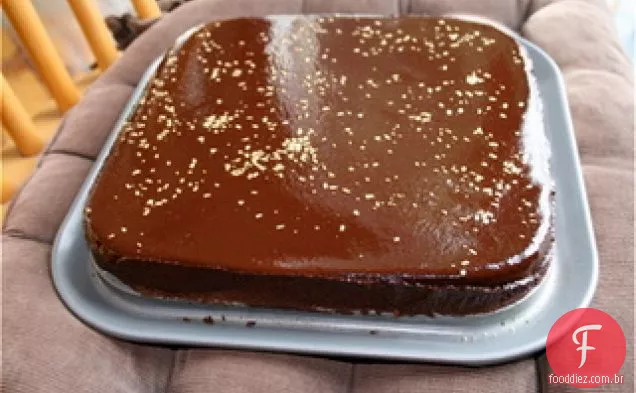 Bolo de chocolate de amêndoa (torta Caprese)