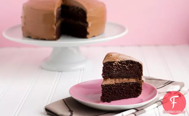 Bolo De Chocolate Duplo