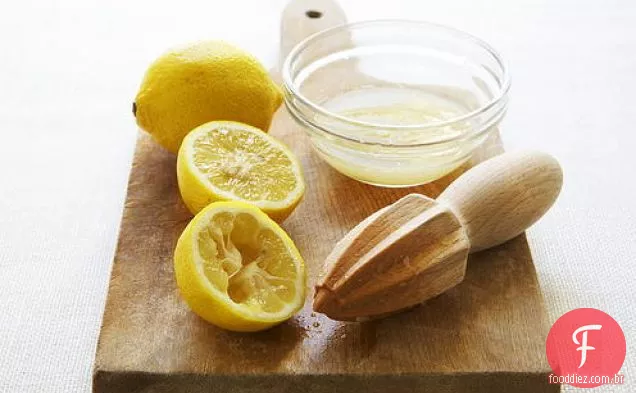 Camarão grelhado com Aioli de limão fresco