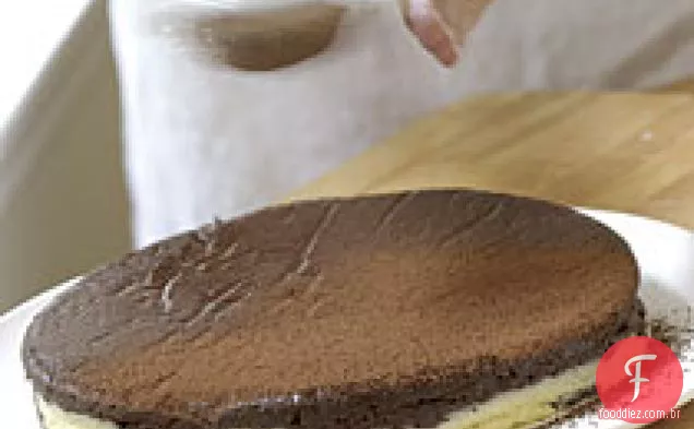 Chocolate Sem Farinha E Bolo De Mármore De Baunilha