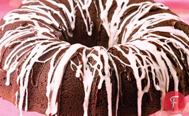 Bolo Bundt De Chocolate Duplo