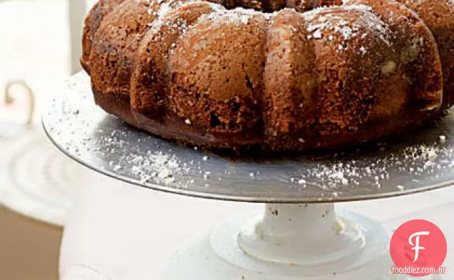 Bolo De Bundt De Chocolate Duplo Decadente