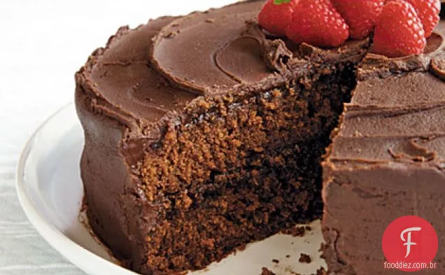 Bolo Da Camada Do Chocolate