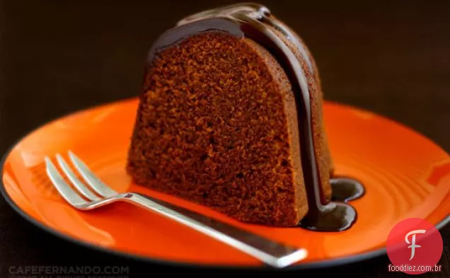 Bolo Bundt De Chocolate Duplo