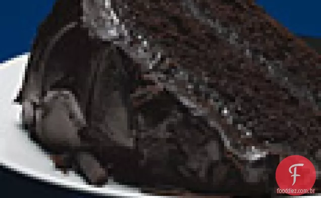 Bolo da camada do café-Chocolate com Mocha-Mascarpone Frosting