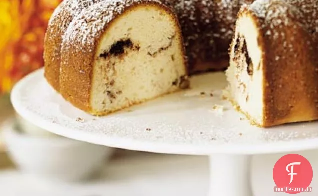 Creme Azedo-Bolo Bundt De Avelã