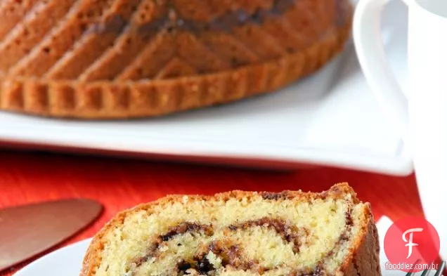 Nutella Swirl Bundt Cake