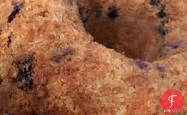 Bolo Bundt de limão quebradiço com esmalte