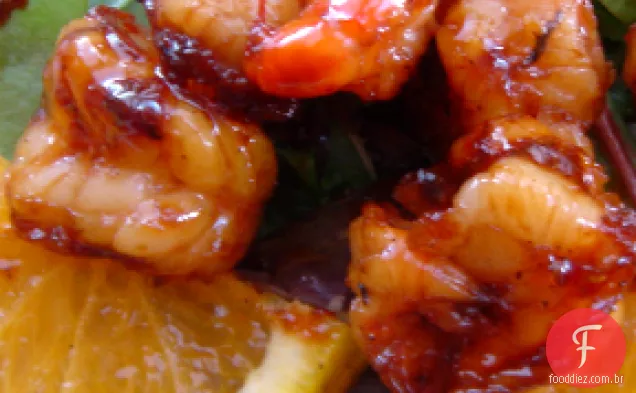 Smoky Citrus Tea Shrimp