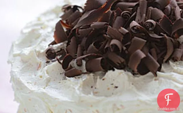 Bolo De Camada De Marmelada Laranja Com Creme De Manteiga Grand Marnier
