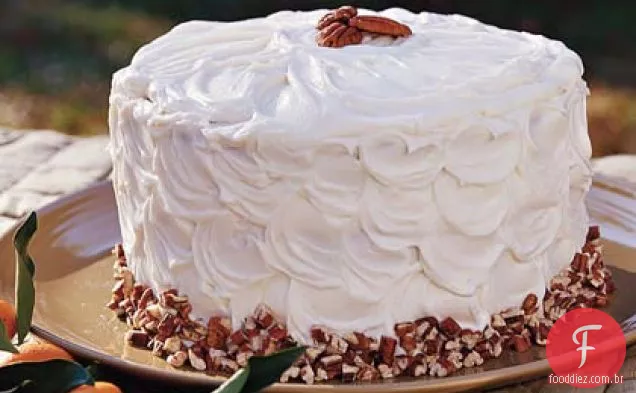 Bolo de cenoura do mel