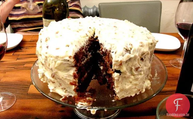 Bolo De Cenoura De Três Camadas
