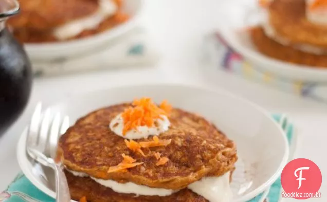 Panquecas De Bolo De Cenoura