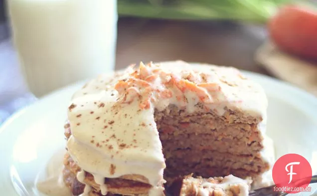 Panquecas De Proteína De Bolo De Cenoura