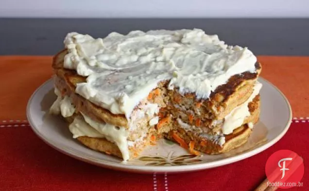 Panquecas De Bolo De Cenoura