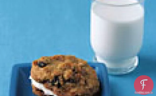 Biscoitos de bolo de cenoura de dentro para fora