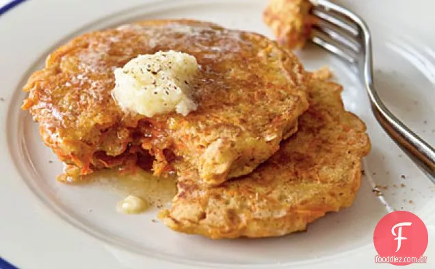 Panquecas De Bolo De Cenoura