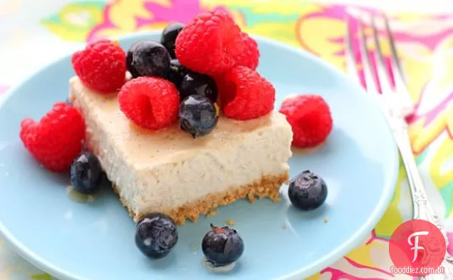 Cheesecake De Sorvete Vegano Com Frutas Frescas