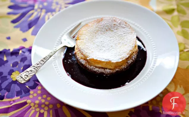 Cheesecake Com Molho De Baga