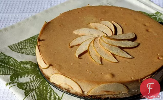 O famoso Cheesecake de Abbey ou o cheesecake de maçã com canela