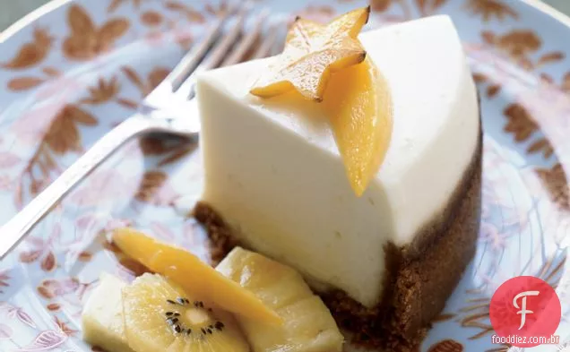 Cheesecake De Creme Azedo Com Fogão Lento