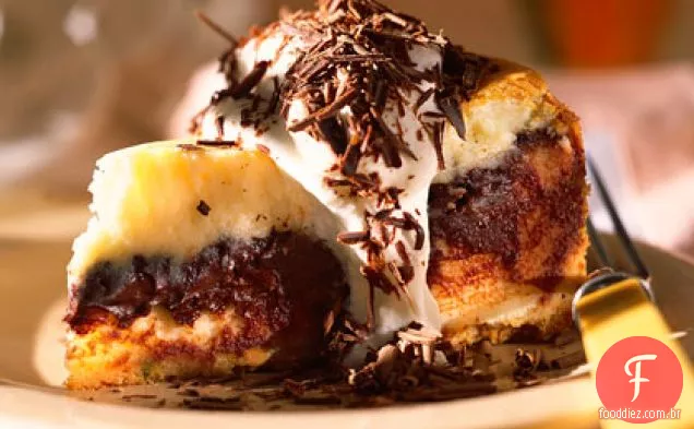 Cheesecake Quente Cheio De Fudge