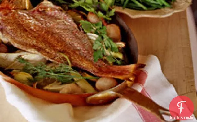 Pargo Inteiro Assado